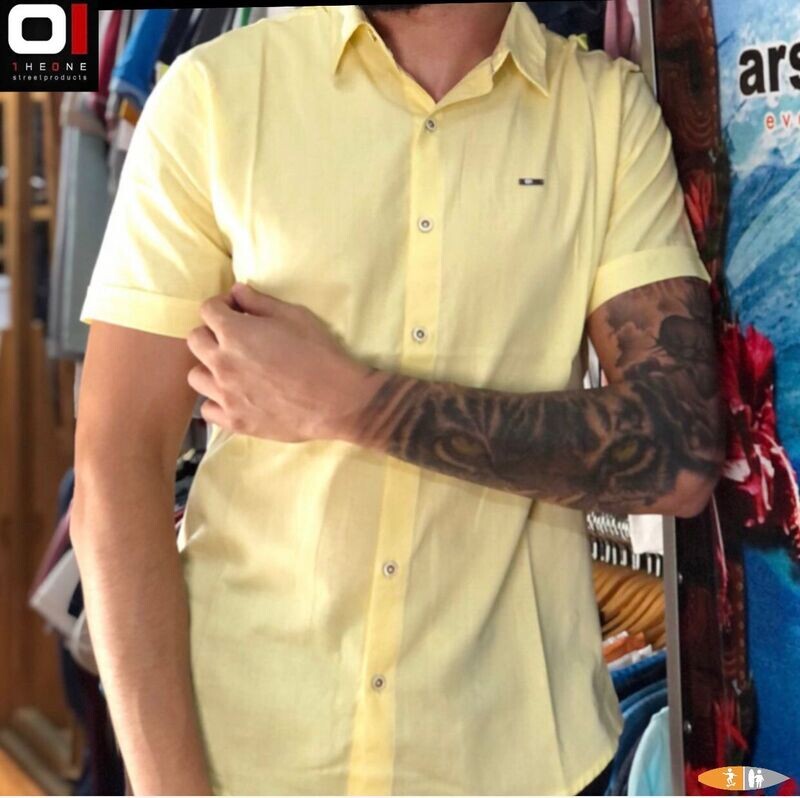 CAMISA THE ONE 23544 AMARILLO