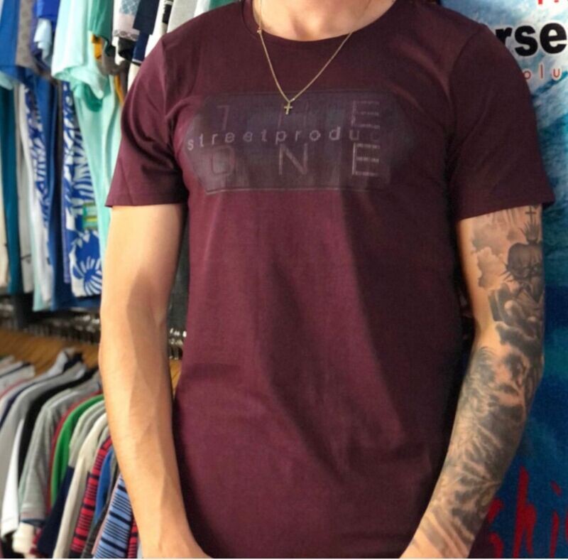 CAMISETA THE ONE 22306 VINO
