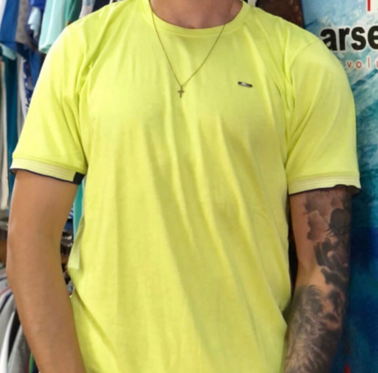 CAMISETA THE ONE 23154 AMARILLA
