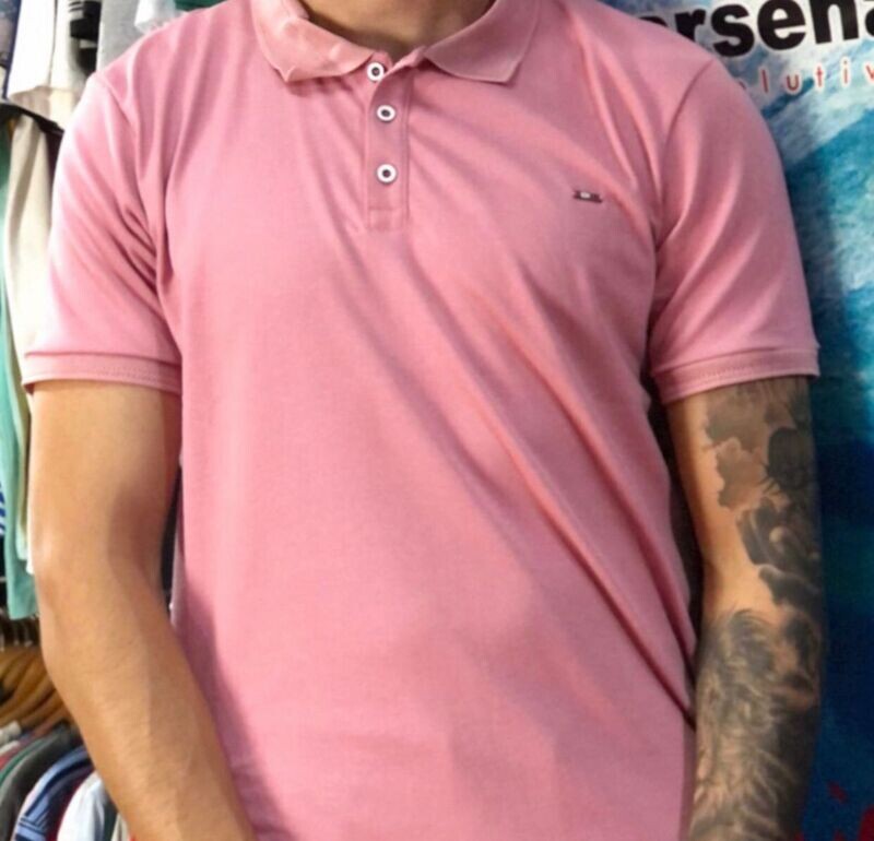 CAMISETA POLO THE ONE 23419 ROSADO