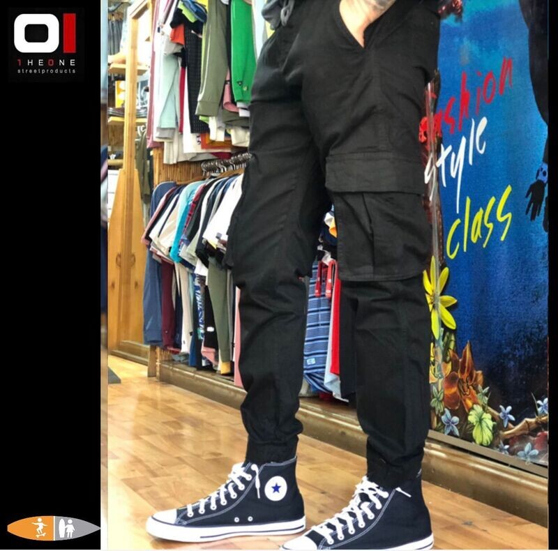 JOGGER THE ONE 22803 CARGO NEGRO