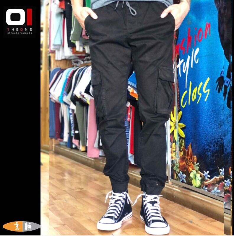JOGGER THE ONE 22803 CARGO NEGRO