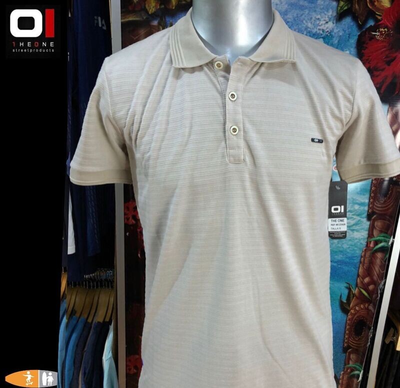 CAMISETA POLO THE ONE 23426 BEIGE