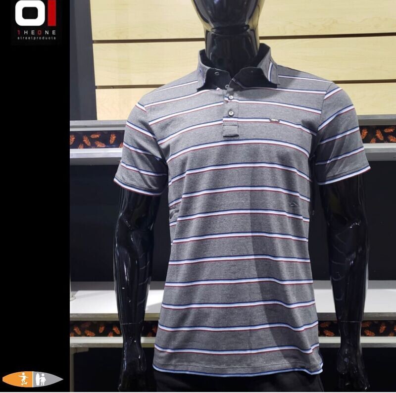 CAMISETA POLO THE ONE 23152 GRIS