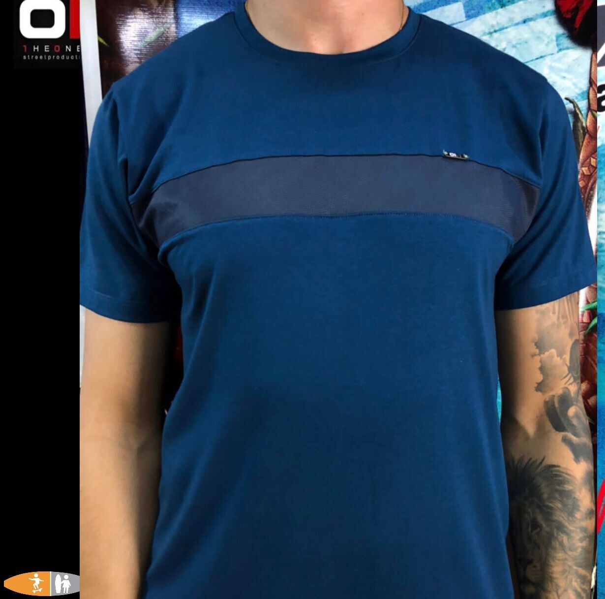 CAMISETA THE ONE 23170 AZUL
