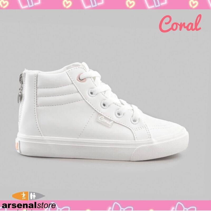 TENIS CORAL ADELYN ALL WHITE TP