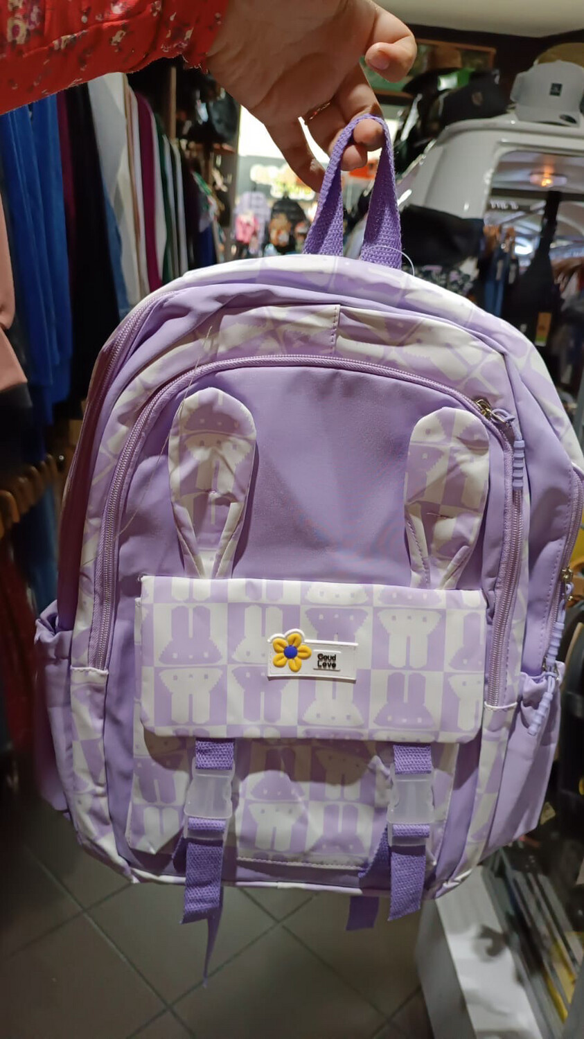 Salveque conejo morado