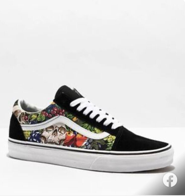 Vans old skool skull