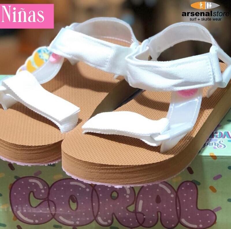 SANDALIA CORAL VENTURA KIDS WHITE
