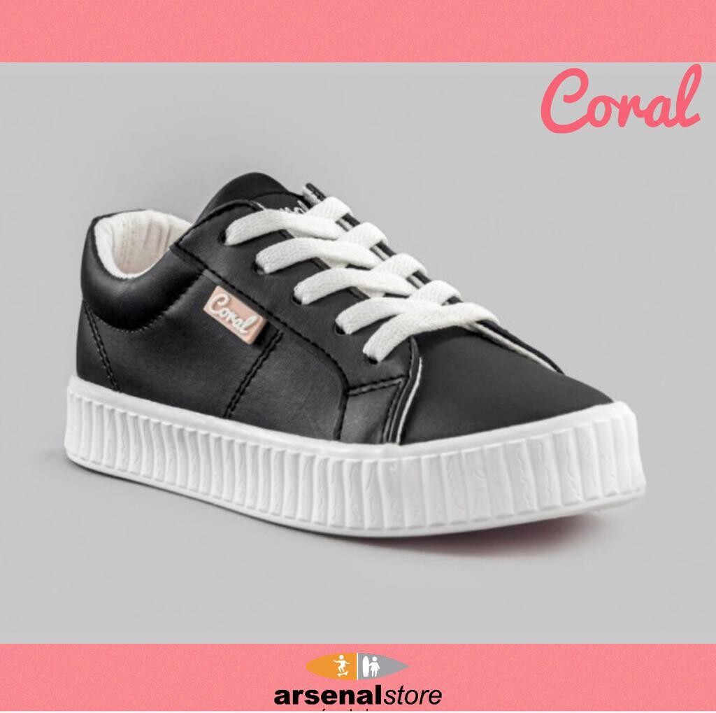 TENIS CORAL ROSALIE BLACK PU