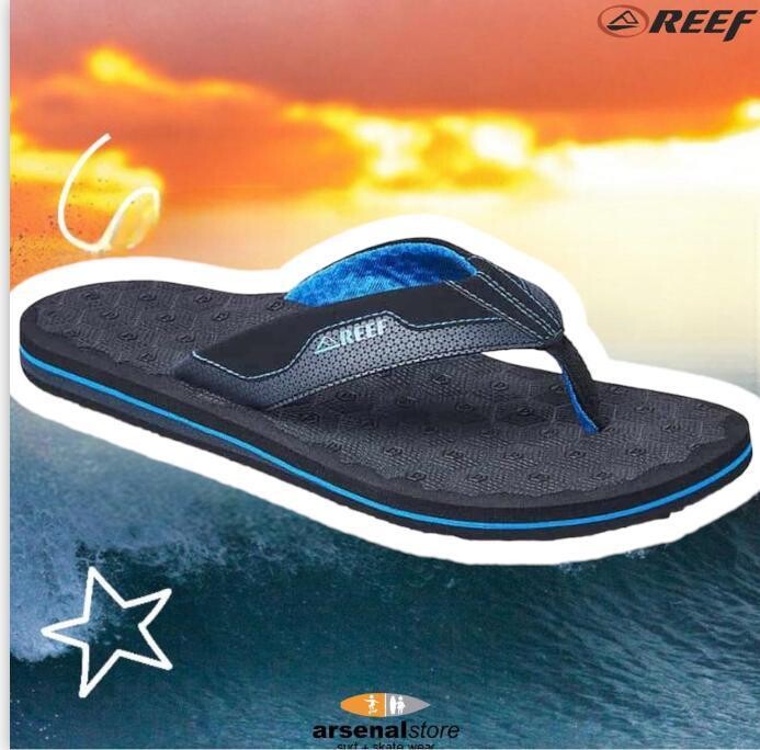 SANDALIA REEF CI8648 THE RIPPER  BLACK BLUE