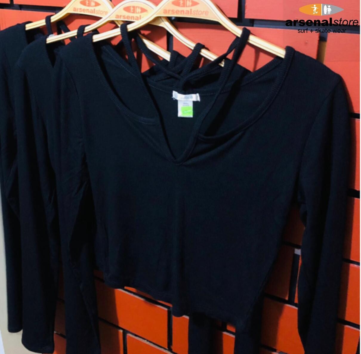 BLUSA BAZZOLO HT11717R BLK