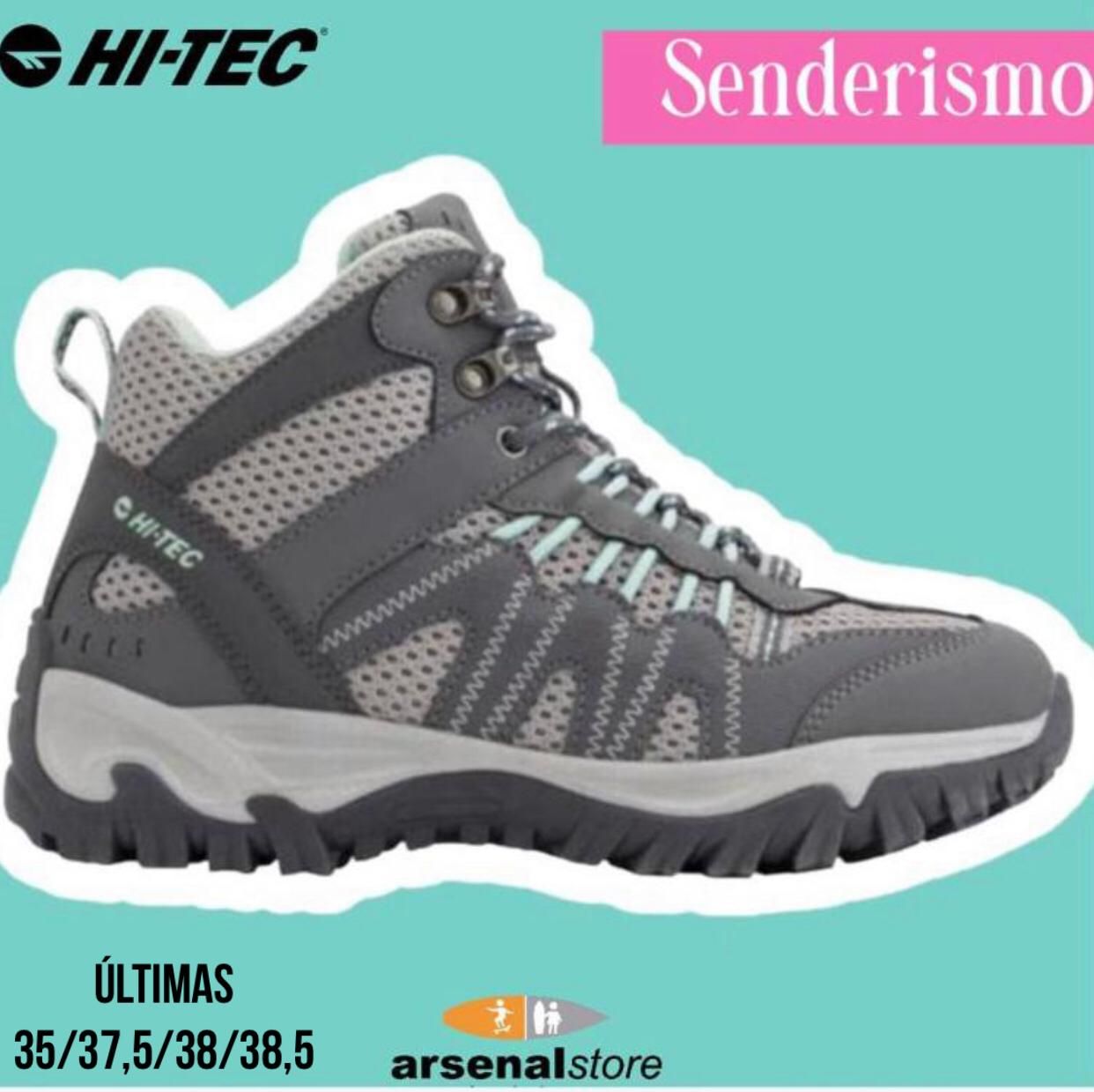 HI TEC SANT CRUZ TREK MID W  CHARC LICHEN