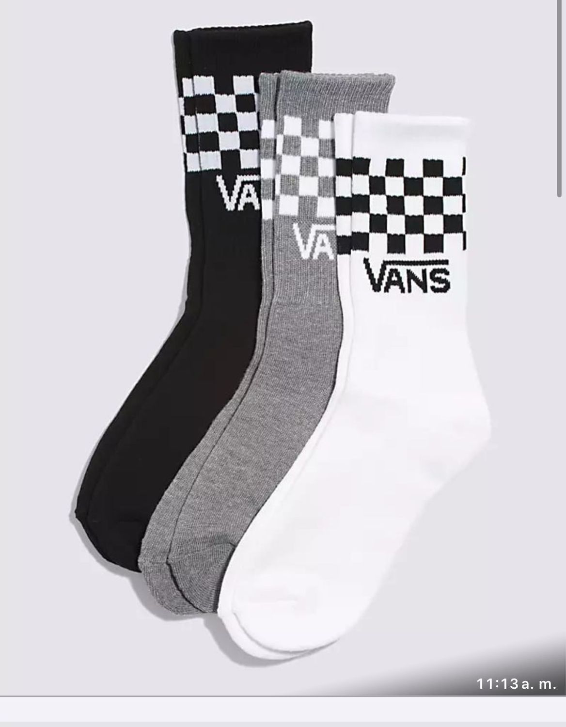 Medias Vans 3PACK