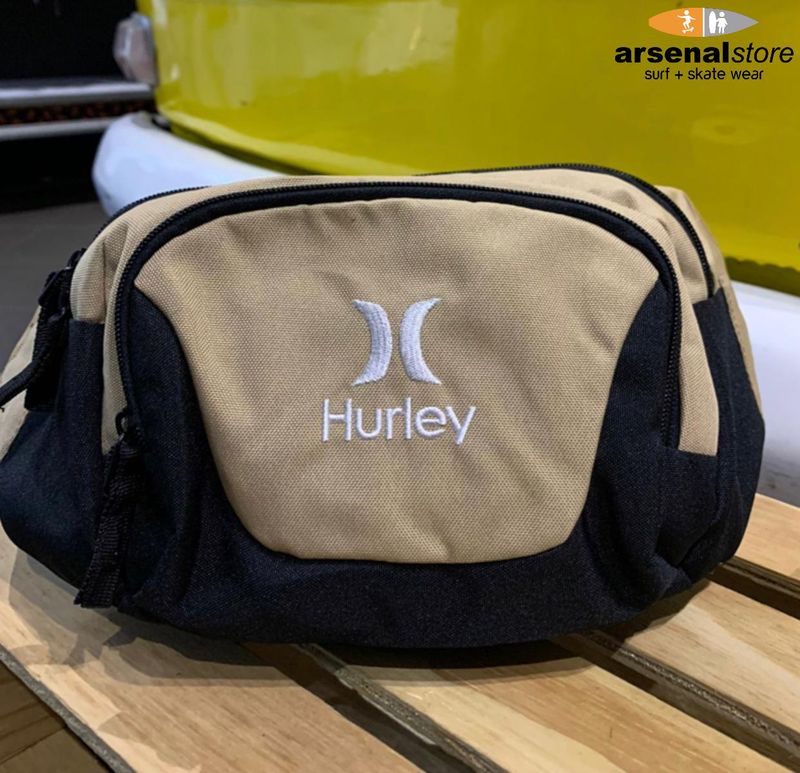 CANGURO HURLEY BLACK ARMY KAKI