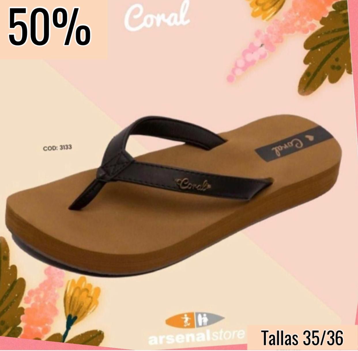 Sandalias Coral