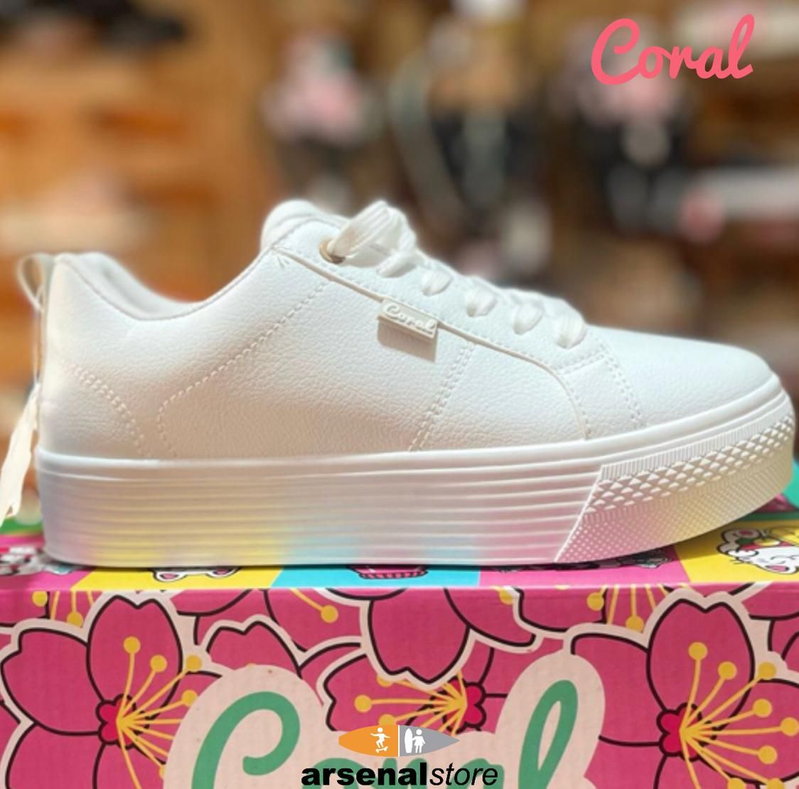 TENIS CORAL REMI WHITE TENIS CORAL REMI WHITE