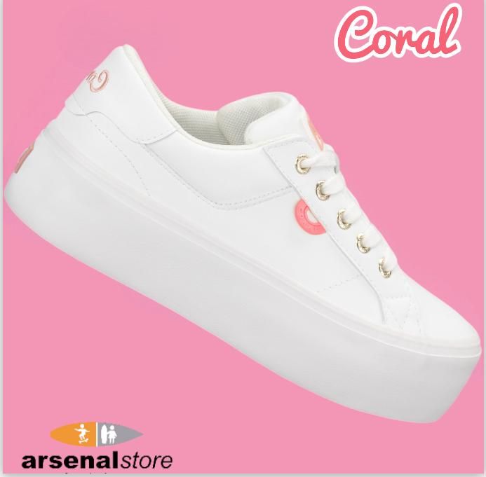 TENIS CORAL AIKO WHITE