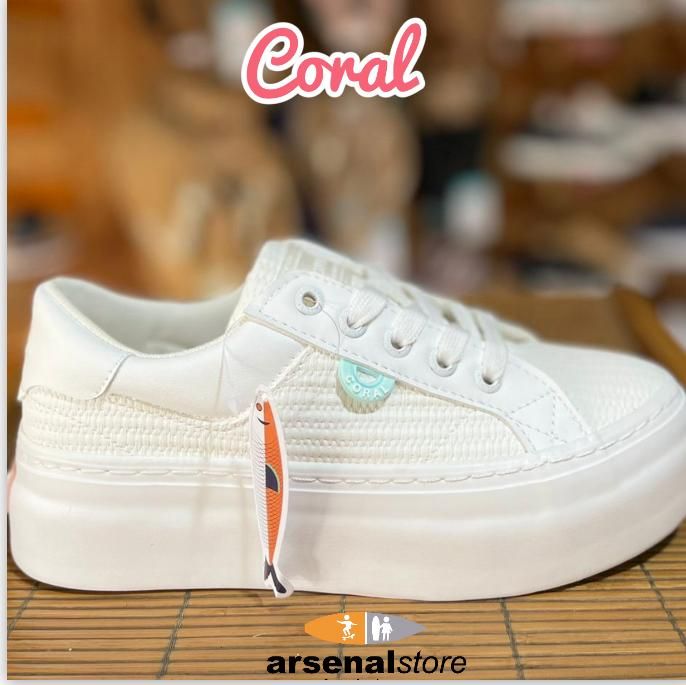 TENIS CORAL AIKO ALL WHITE