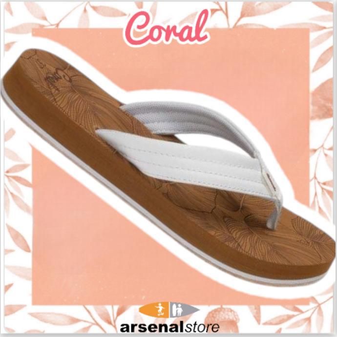 SANDALIAS CORAL MANTAS WHITE
