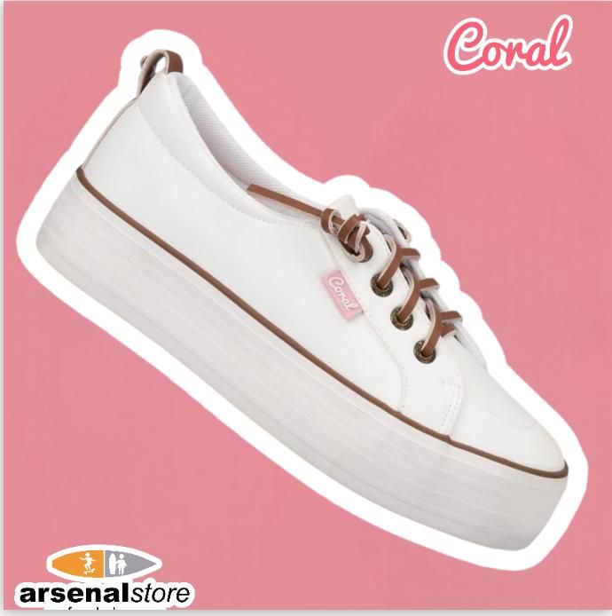 TENIS CORAL OCTAVIA 2 WHITE/CAMEL