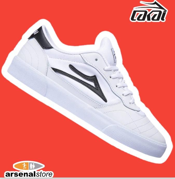 TENIS LAKAI CAMBRIDGE WHITE LEATHER