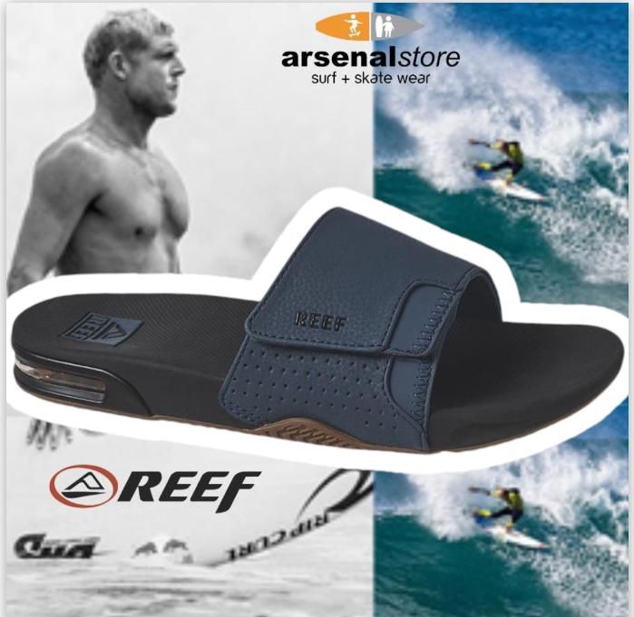 SANDALIAS REEF CJ4080 FANNING SLIDE ORION BLACK
