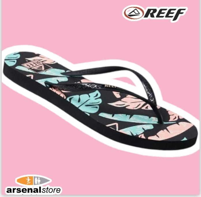 SANDALIA REEF CJ4358 SEASIDE PRINTS NEON MONSTERA