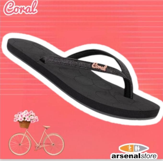 SANDALIAS CORAL UVITA 11 BLACK GLITTER