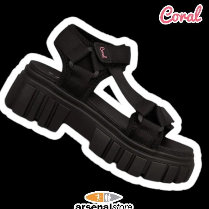 SANDALIA CORAL PERCY 3 BLACK