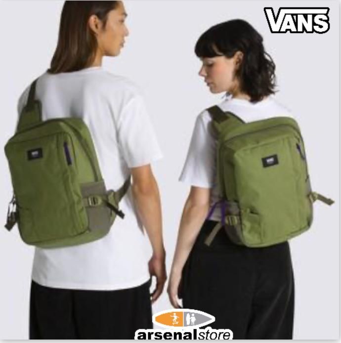 SALVEQUE VANS HOIST OLIVE GREEN CROOBODY