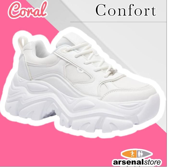 TENIS CORAL DAIKI ALL WHITE