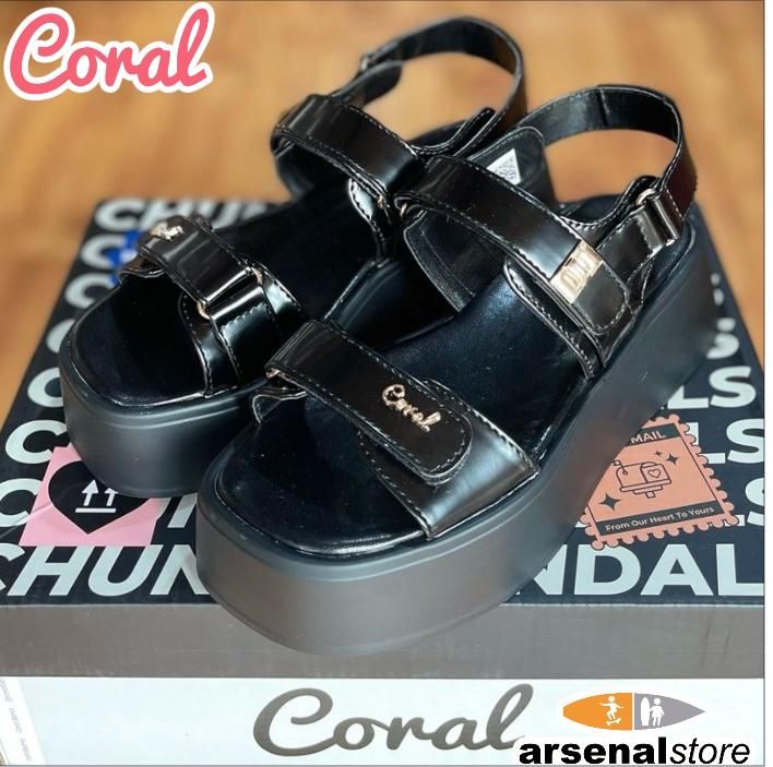SANDALIAS CORAL MIRAGE BLACK