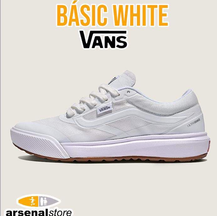 VANS ULTRARANGE WHITE Fecha aproximada de entrega de 5 a 15 dias Habiles Contáctanos al 84565544