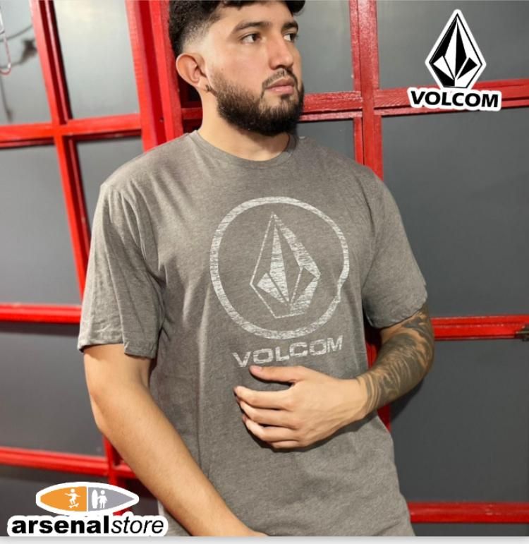 CAMISETA  VOLCOM A5712405 GRIS