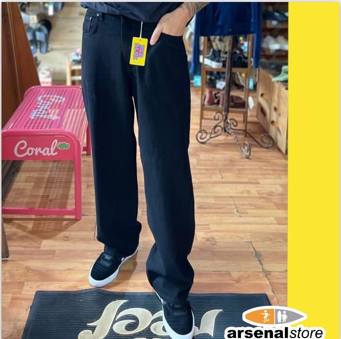 PANTALON BAGGY JEANS NX-521 BLACK