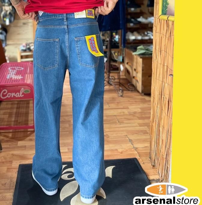 PANTALON BAGGY JEANS NX-538 MEDIUM BLUE
