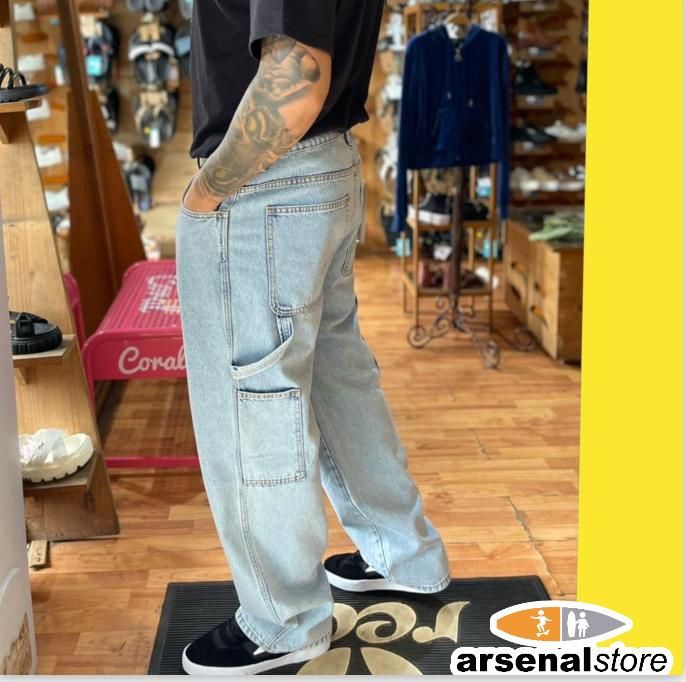 PANTALON BAGGY JEANS NX-539 PASTEL BLUE