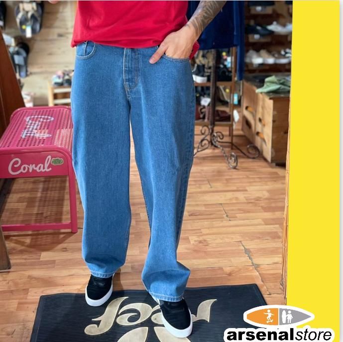 PANTALON BAGGY JEANS NX-538 MEDIUM BLUE