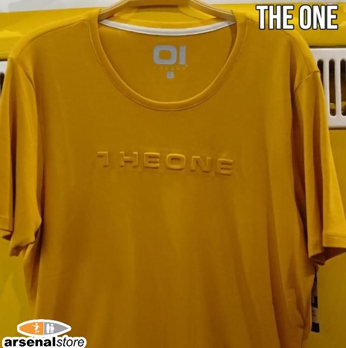 CAMISETA THE ONE MC22974 MOSTAZA