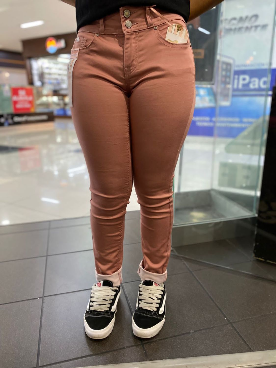 PANTALON WAX JEAN 90048 MAUVE