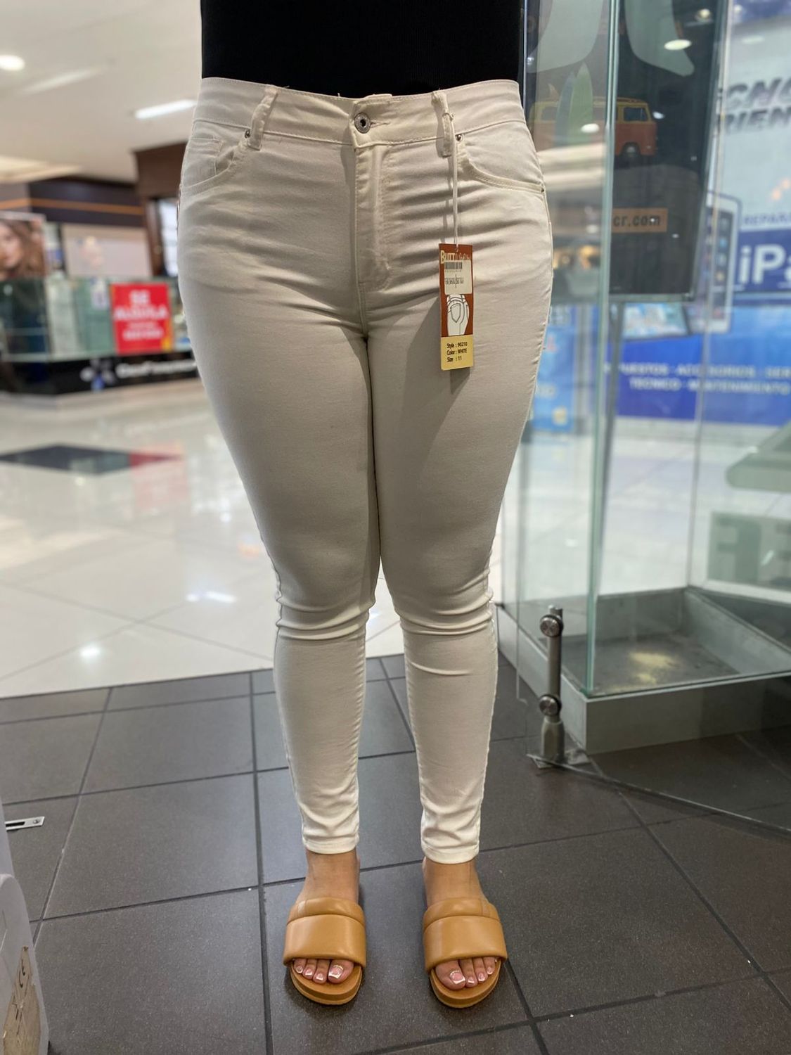 PANTALON WAX JEAN 90210 WHT