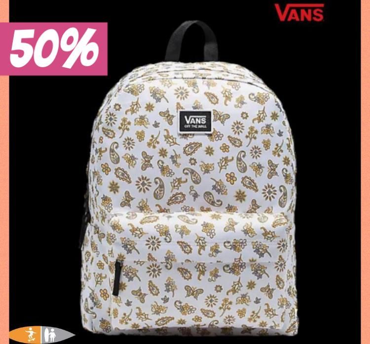 SALVEQUE Vans Old Skool H2O Marshmallow Cream Backpack