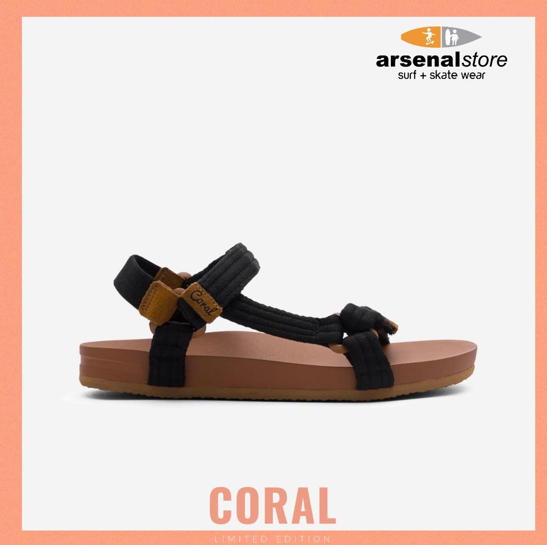 SANDALIAS CORAL DUNE BLACK