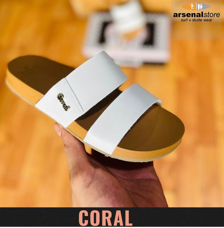 SANDALIAS CORAL KADE WHITE/CAMEL