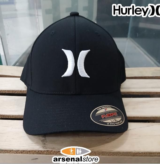 GORRA HURLEY HU-HNHM0002-010 L/XL NEGRA LOGO BLANCO