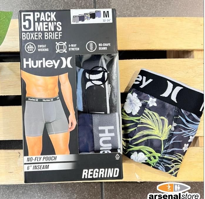 BOXER HURLEY HU-HUSP25M157511-012 5PC GRIS BOXER HURLEY HU-HUSP25M157511-012 5PC GRIS