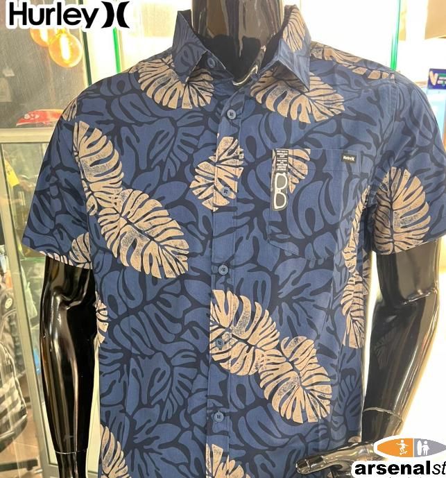 CAMISA HURLEY BAHIA HU-HSP25VMT-16806-401 NAVY MOR