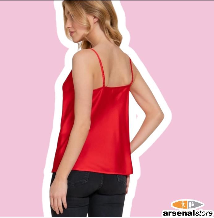 BLUSA SATIN RED