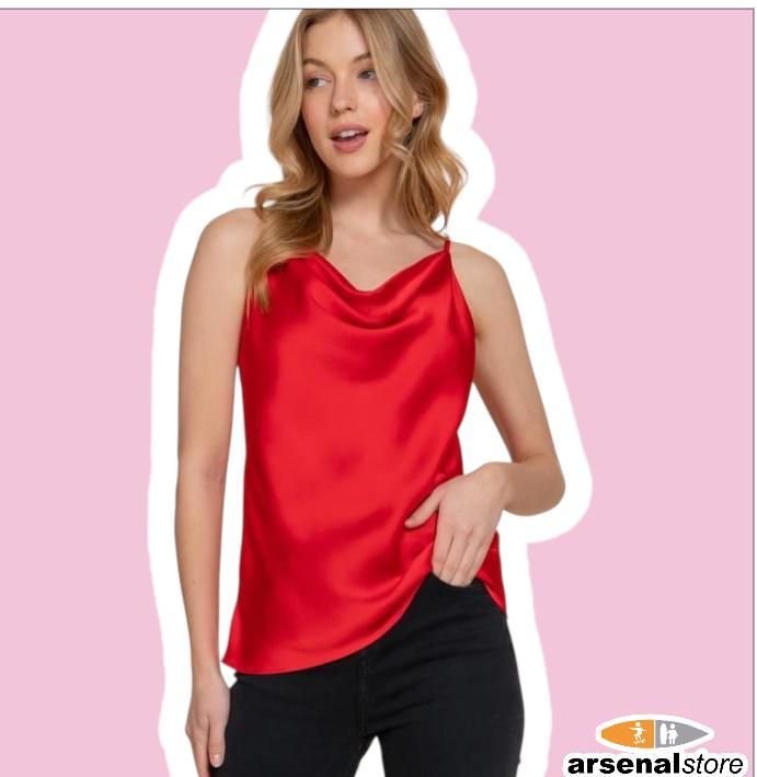 BLUSA SATIN RED
